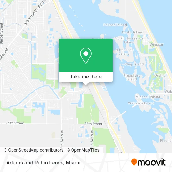 Adams and Rubin Fence map