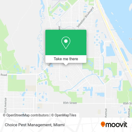 Choice Pest Management map
