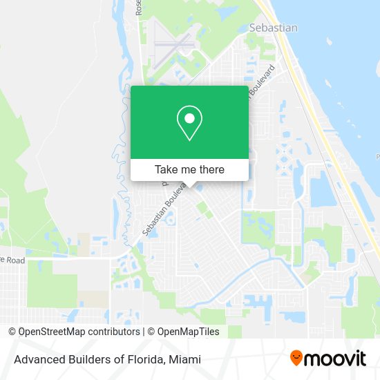 Advanced Builders of Florida map