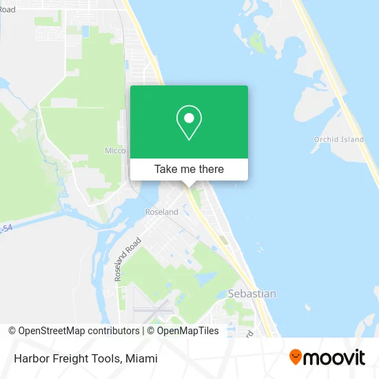 Harbor Freight Tools map