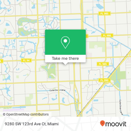 9280 SW 123rd Ave Ct map