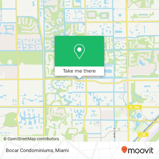 Bocar Condominiums map