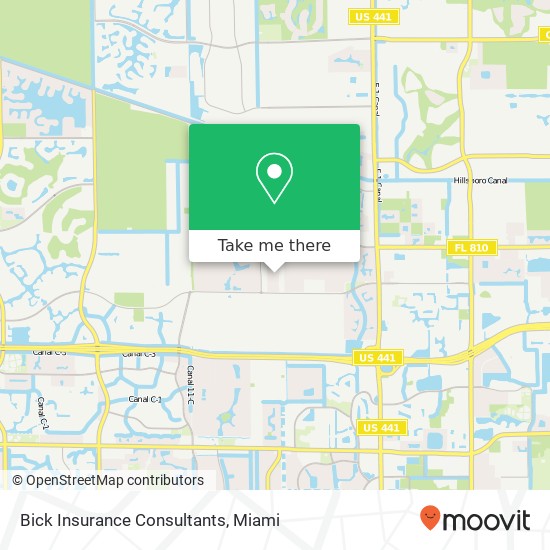 Mapa de Bick Insurance Consultants