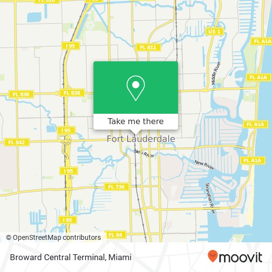 Broward Central Terminal map