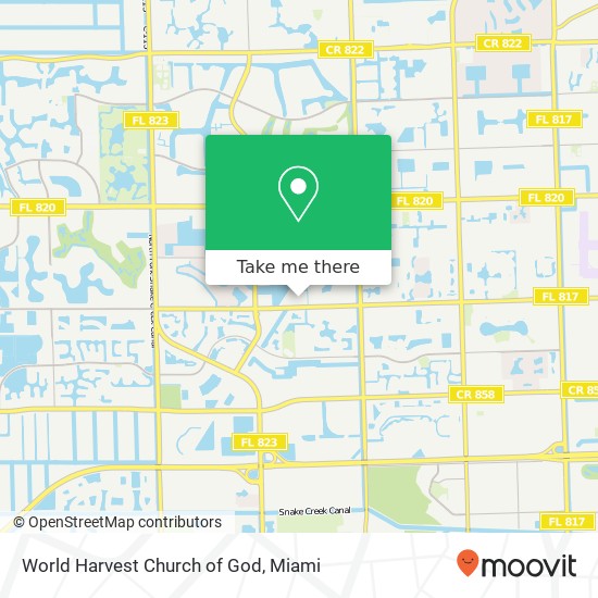 World Harvest Church of God map