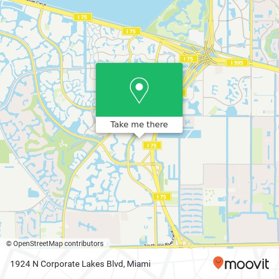 Mapa de 1924 N Corporate Lakes Blvd