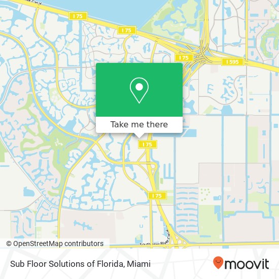 Mapa de Sub Floor Solutions of Florida