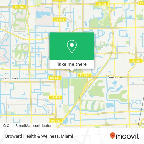 Broward Health & Wellness map
