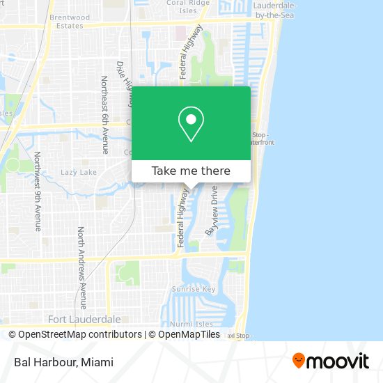 Bal Harbour map