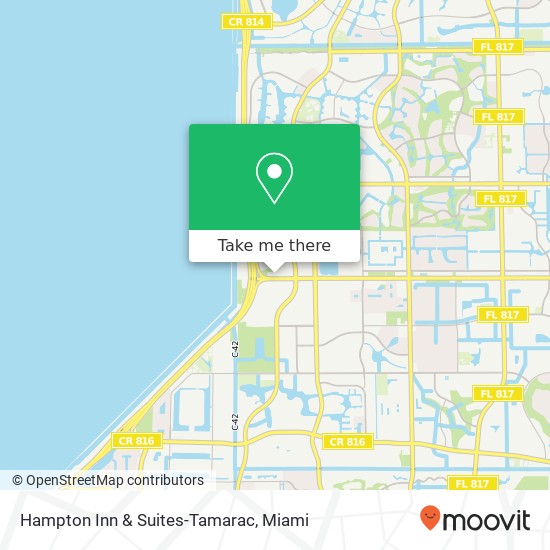 Hampton Inn & Suites-Tamarac map