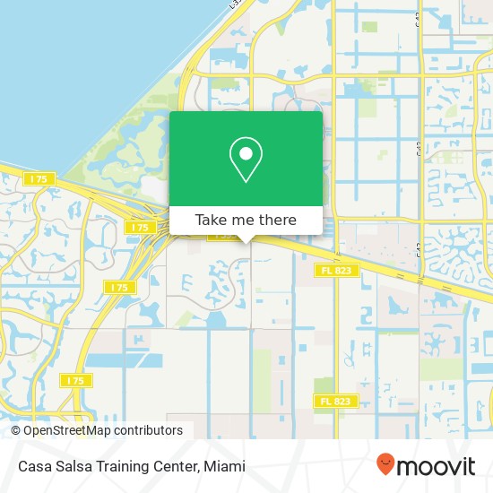 Casa Salsa Training Center map