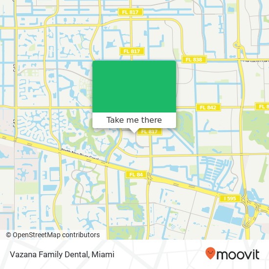 Vazana Family Dental map