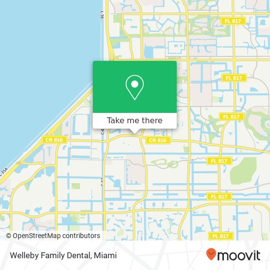 Welleby Family Dental map