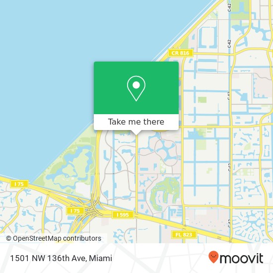 Mapa de 1501 NW 136th Ave