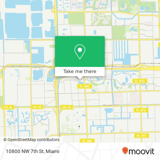 10800 NW 7th St map