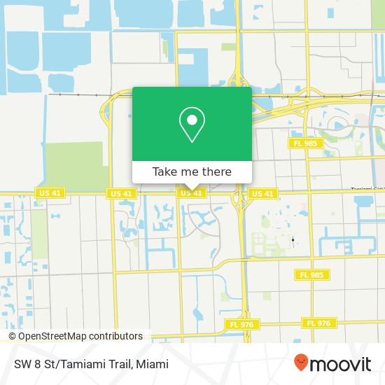 Mapa de SW 8 St/Tamiami Trail