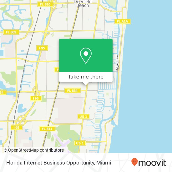 Mapa de Florida Internet Business Opportunity