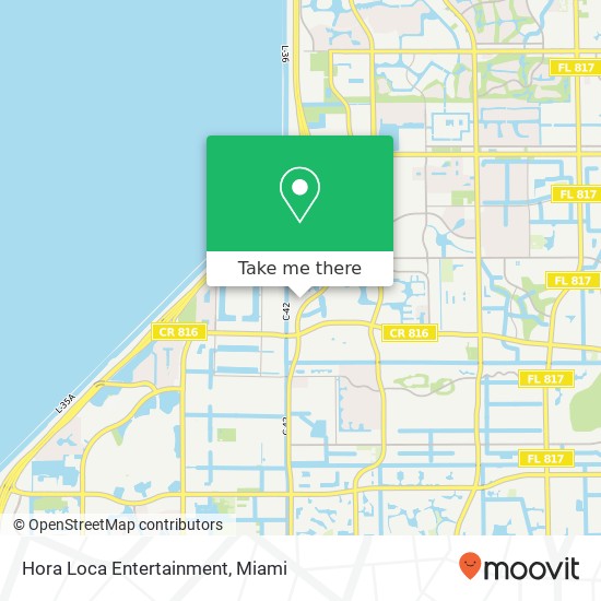 Hora Loca Entertainment map