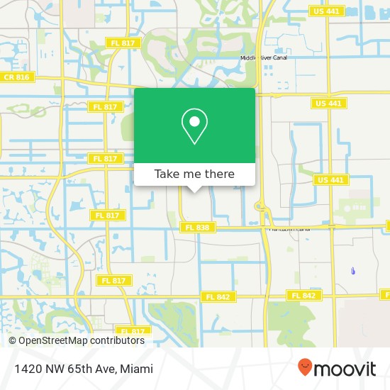 1420 NW 65th Ave map