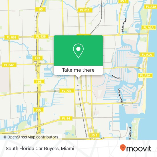Mapa de South Florida Car Buyers