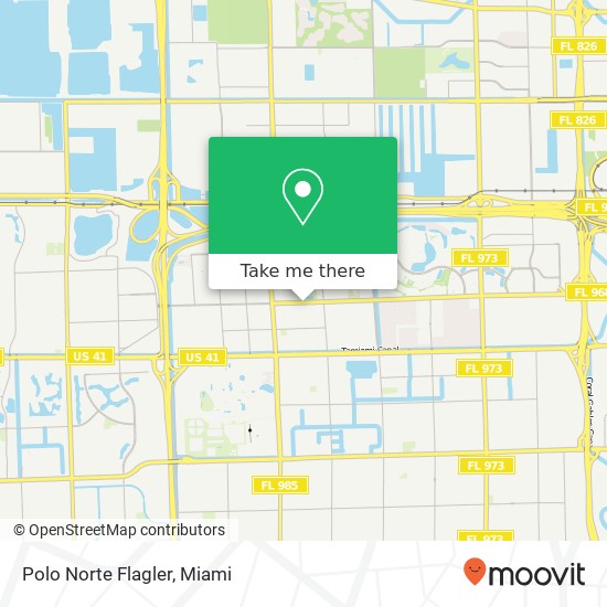 Polo Norte Flagler map