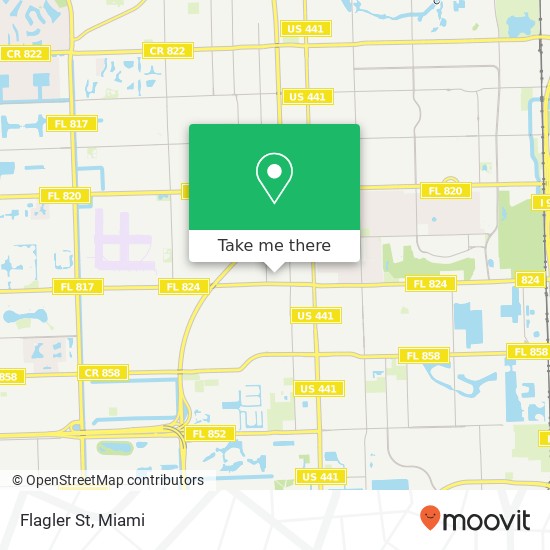 Flagler St map