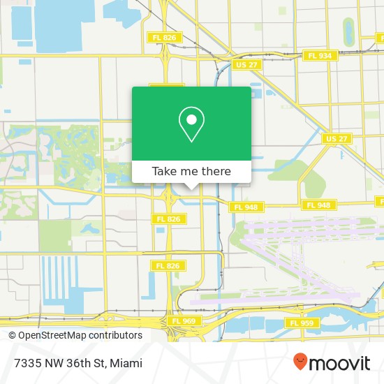 7335 NW 36th St map