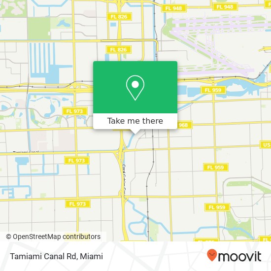 Tamiami Canal Rd map