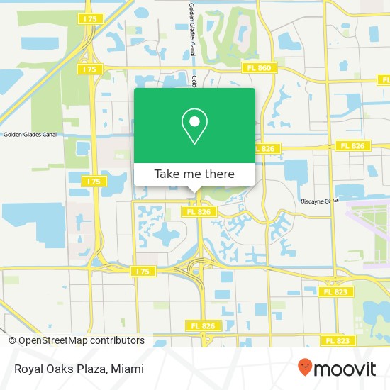 Royal Oaks Plaza map