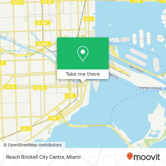 Mapa de Reach Brickell City Centre