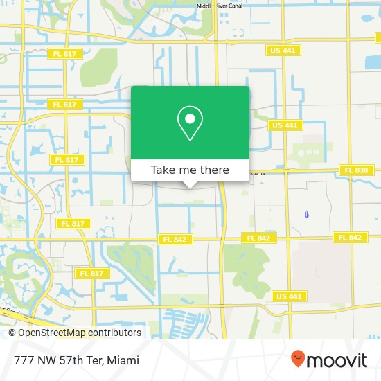777 NW 57th Ter map