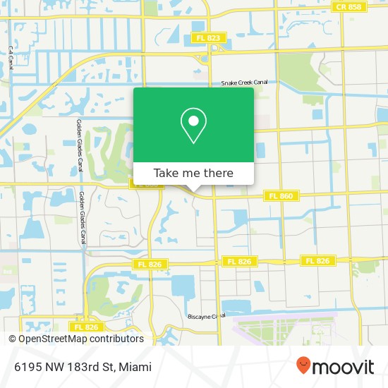 6195 NW 183rd St map