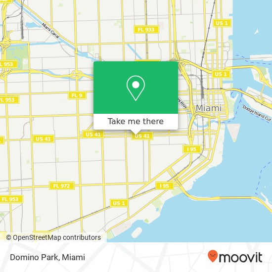 Mapa de Domino Park