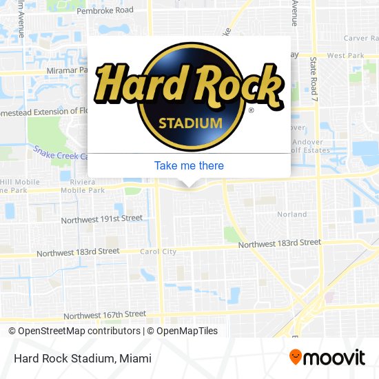 Hard Rock Stadium Directions & Parking - Stadiums of Pro Football