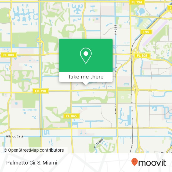 Palmetto Cir S map