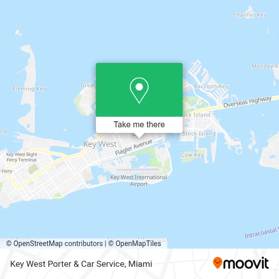 Key West Porter & Car Service map