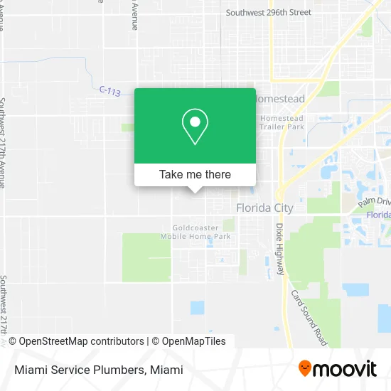 Miami Service Plumbers map