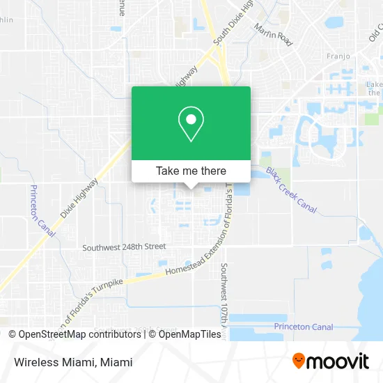 Wireless Miami map