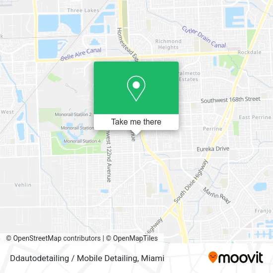 Ddautodetailing / Mobile Detailing map