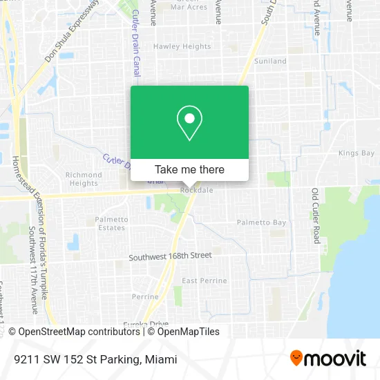 Mapa de 9211 SW 152 St Parking