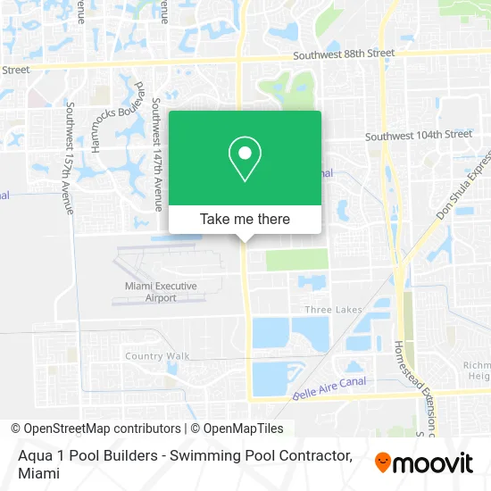 Aqua 1 Pool Builders - Swimming Pool Contractor map