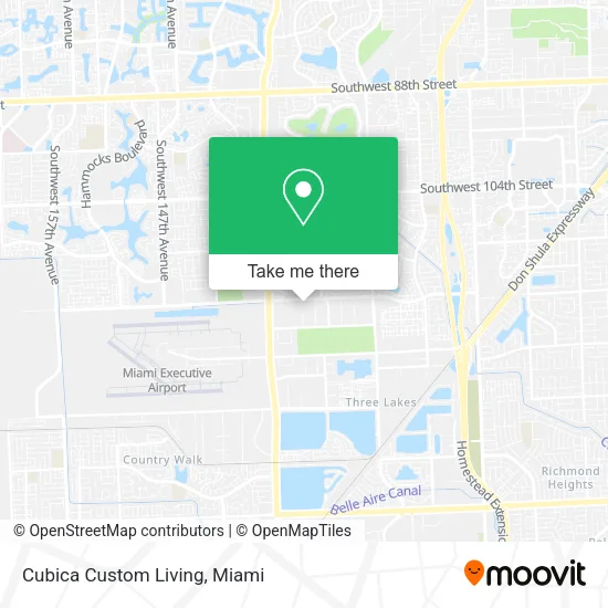 Mapa de Cubica Custom Living