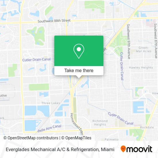 Mapa de Everglades Mechanical A / C & Refrigeration