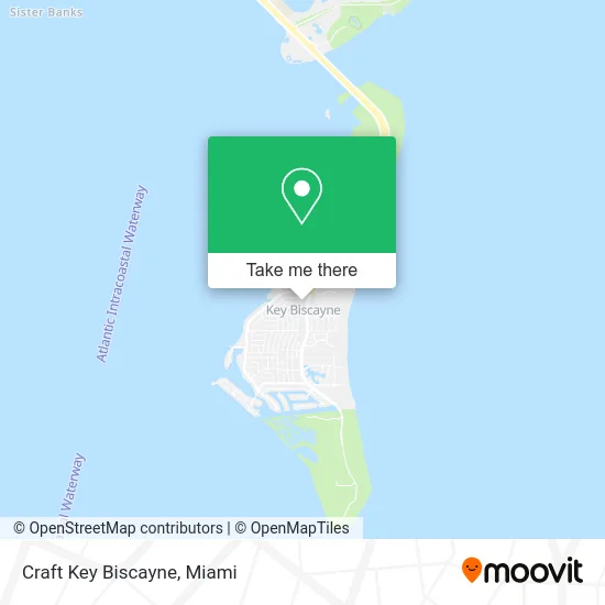 Craft Key Biscayne map
