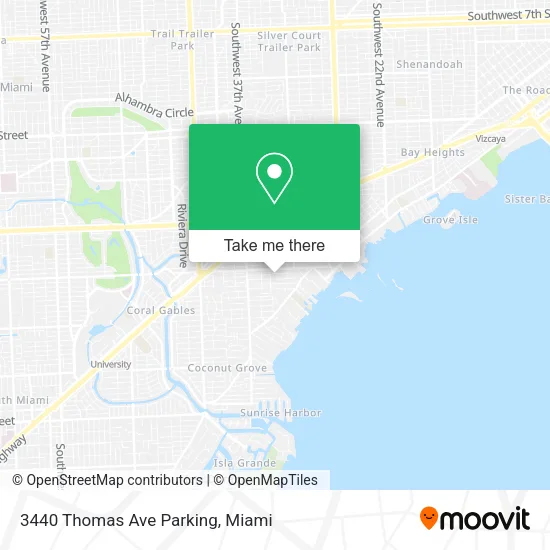 3440 Thomas Ave Parking map