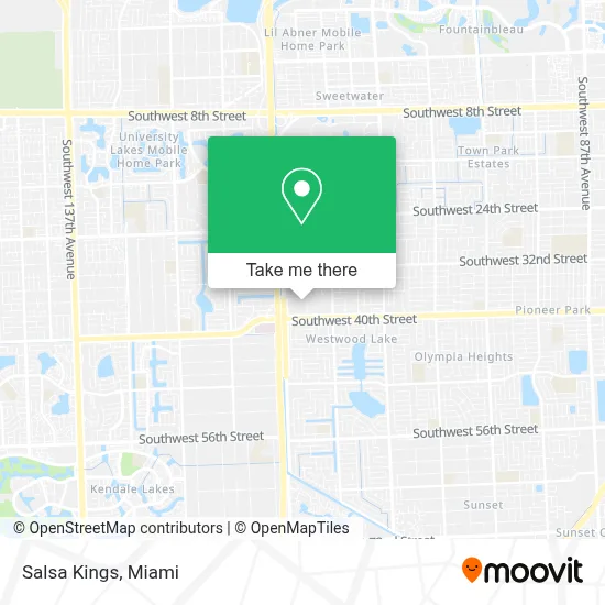 Salsa Kings map