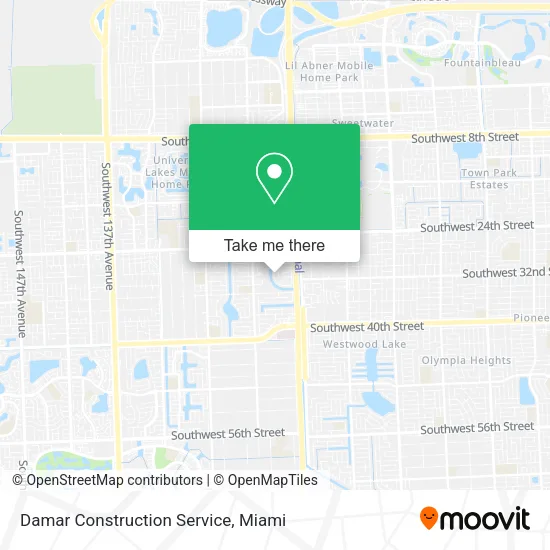 Damar Construction Service map