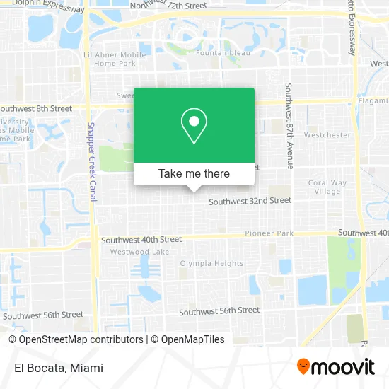 El Bocata map