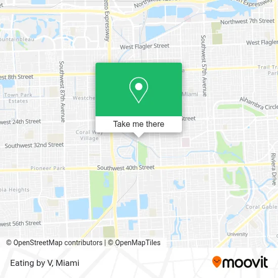 Eating by V map