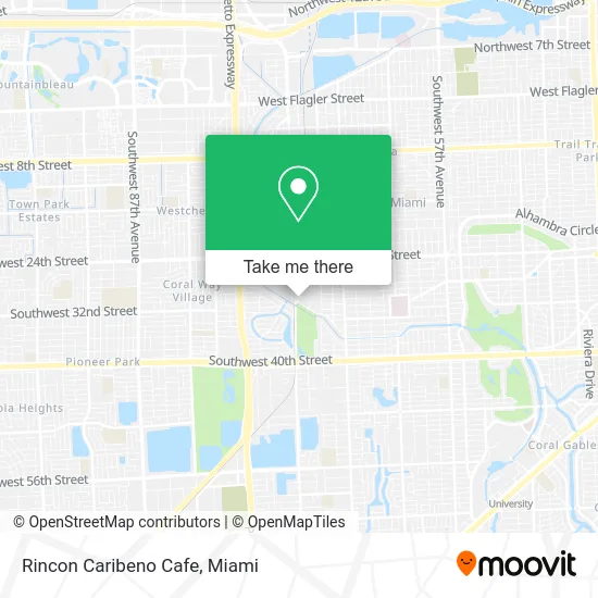 Rincon Caribeno Cafe map